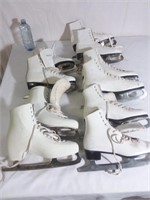5 paires de patins à glace pour femmes