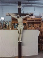 Très grand crucifix, fin 19e siècle