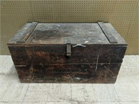 Antique Wooden Storage Container