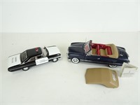 2 Die Cast Cars - 1946 Ford Convertible - 1964