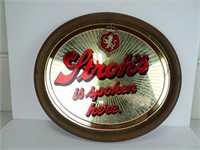 Stroh's Beer Mirror - 20 x 22 - Frame Needs Work