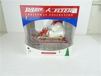 Radio Flyer Tabletop Ornament - Wood Sled W/Bear