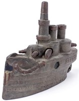 Antique Oregon Battleship Cast Iron Bank