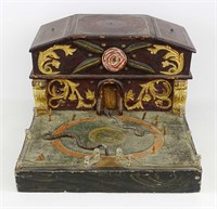 19th c. Folk Art Sewing Box