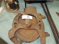 OLD FORGED IRON WINCH