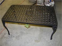 NEW Texas Backyard cast aluminum coffee table