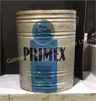 Primex Pure Vegetable Shortening Tin