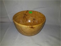Bob Huss Salted Maple Handcrafted Bowl Wood