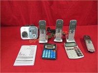 Calculators, Panasonic Cordless Phone Set