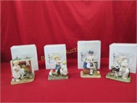 Norman Rockwell Figurine Collection: 4 pc lot