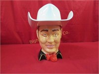 Roy Rogers Cookie Jar Gold Signature Edition