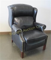 Bradington Young Leather Recliner, Wing Back