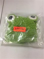 2 pc Infant Wool Frog Outfit - Hat/Diaper Cover