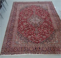 Hand Knotted Persian Area Rug -10'8" x 7'8"