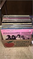 Box lot of record albums including jazz, the