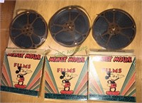 Three Mickey Mouse Walt Disney movies with the