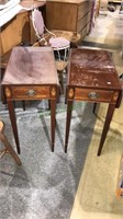 Pair of Biggs Pembrook drop leaf side tables with