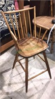 Antique Windsor style child’s chair, seat height