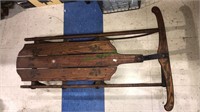 Vintage firefly number 11 snow sled, has the
