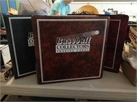3 Baseball Card Albums - All Are Full of Baseball