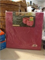 2 Pk. Collapsible Cubes  - New in Pkg.