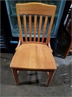 WOODEN CHAIRS (SHOWS WEAR) X12