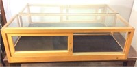 2 GLASS DISPLAY CASES 60’’L BY 20’’W BY 15’’H