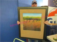 large "tree" framed print - 27in x 34in