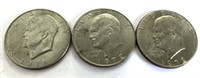 (1)1971 & (2)1972 Eisenhower Dollars