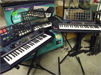 Lot of 2 Yamaha PSR-140 keyboards w/power cords