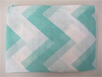 StyleFactory Teal & White 52"X84"
