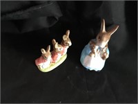 2 Beswick Rabbits