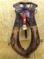 Old Leather Harness with Dutch Bell