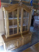 Shell Carved Louis XVI China Hutch