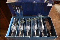Boxed Set of Crystal Flutes