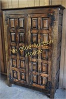 Spectacular Rustic French Linen Cupboard With
