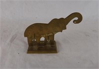Brass Elephant Hook Statue Decor