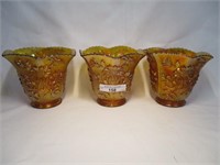 Imperial Amber August Flower Lamp Shades (3)