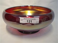 Red 7" Imperial Jewels Cupped Bowl