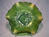 Millersburg 10" green Blackberry Wreath bowl