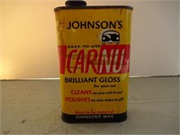 Johnson's Carnu Car Wax Can