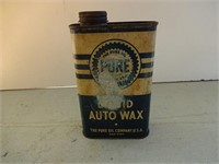 Pure Liquid Auto Wax Can