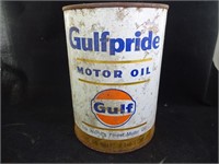 Gulf "Gulfpride" Motor Oil Can