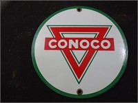 Conoco Gasoline Pump Sign