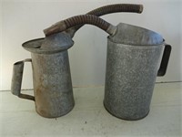 Pair of Oil Pitchers