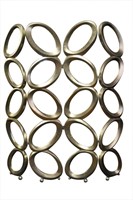 Silver Sculpture Room Divider