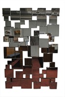 Modern Mirror Sculpture 40 x 59