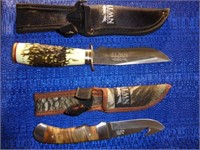 2 NWTF Knives with Sheaths