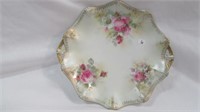 RS Prussia 11" Floral Cake Plate