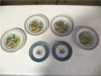 6 Misc. Collectible Plates